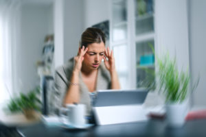 Women frustrated with IT and working from home